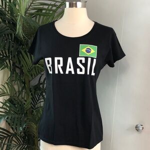 Brasil Graphic Tee - Black